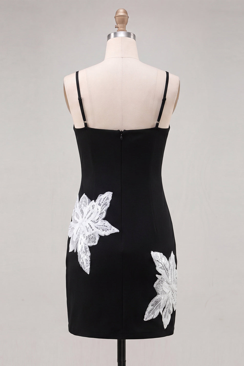 Pink Corset Bodycon Spaghetti Straps Appliqued Homecoming Dress