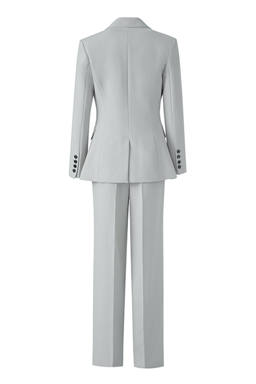 3 Piece Black Peak Lapel Women Business Casual Suits